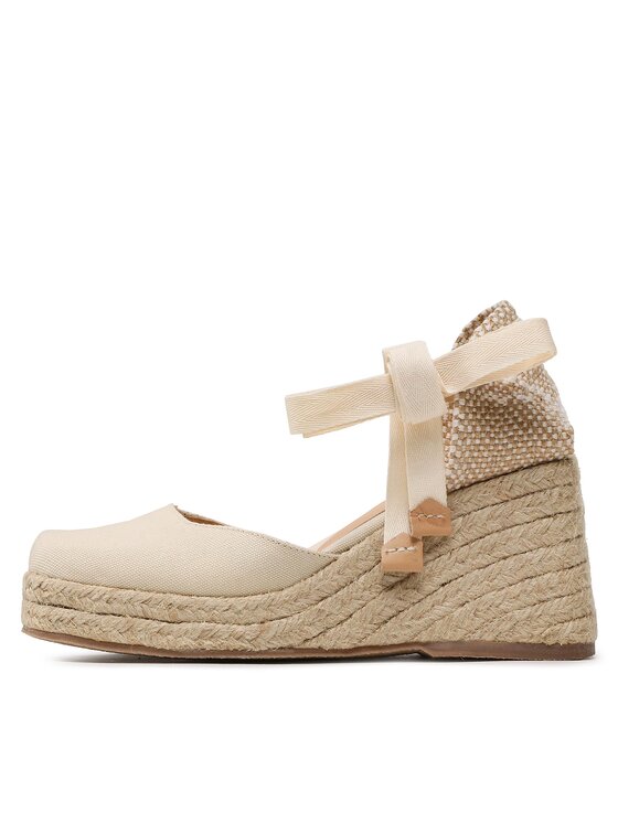 Castañer Castañer Espadrilles Tina Jute/001 023071-203 Weiß