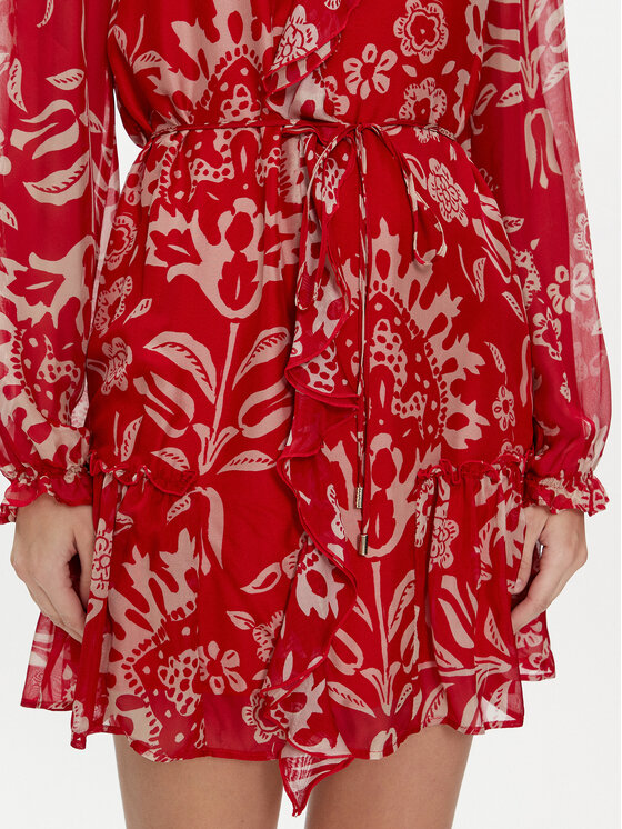 Liu Jo Liu Jo Vsakodnevna obleka MA4261 T2559 Rdeča Regular Fit