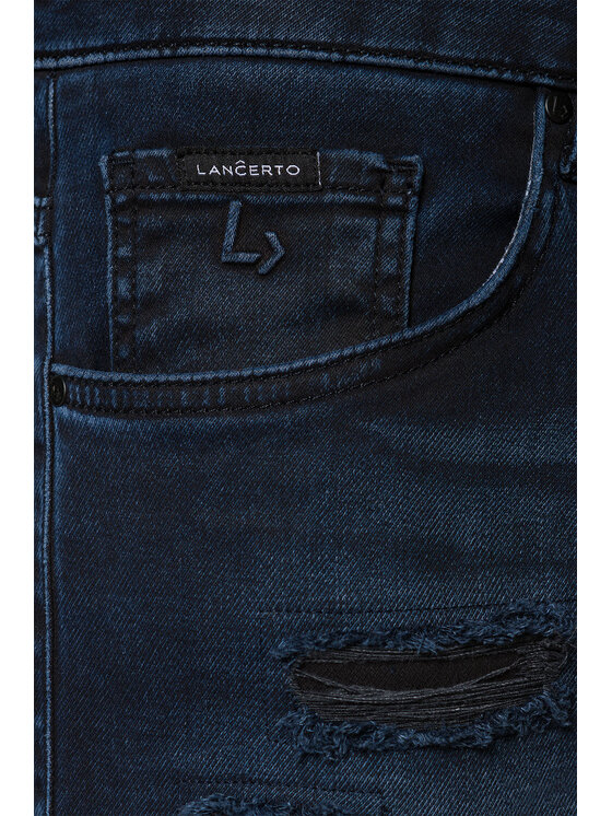 Lancerto Lancerto Jeansy Eloy SP113222000024 Granatowy Slim Fit