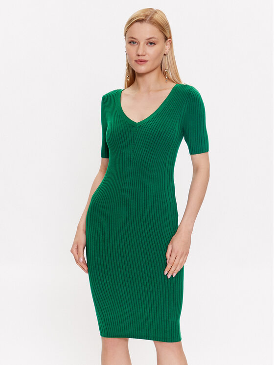 Marciano Guess Marciano Guess Haljina za svaki dan 3YGK01 5613Z Zelena Bodycon Fit