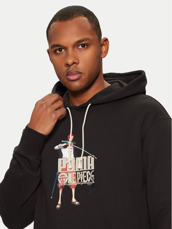Puma Puma Bluza One Piece 624666 Czarny Regular Fit