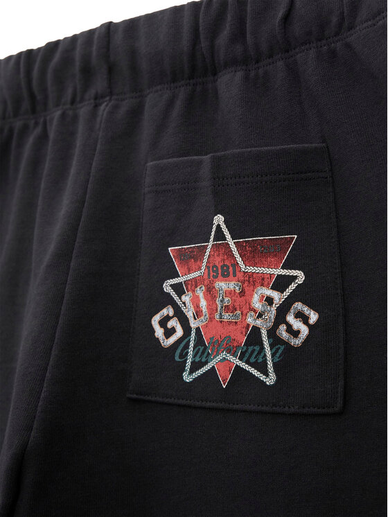 Guess Guess Tepláková souprava L6BG01 K6101 Černá Regular Fit