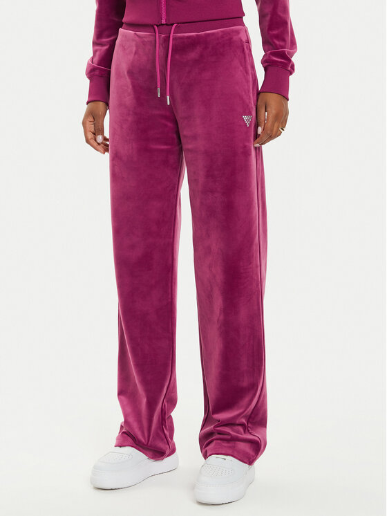 Guess Guess Спортивні штани V3BB26 KBXI2 Рожевий Regular Fit