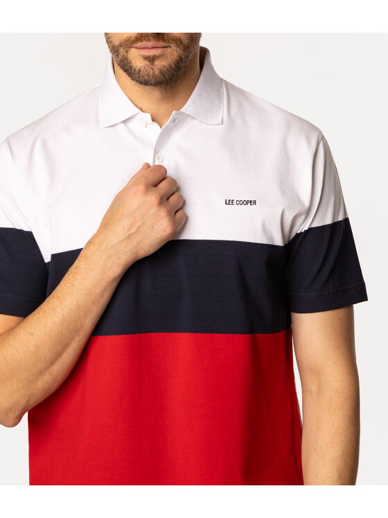 Lee Cooper Lee Cooper Polo TRITON 5007 Czerwony Regular Fit