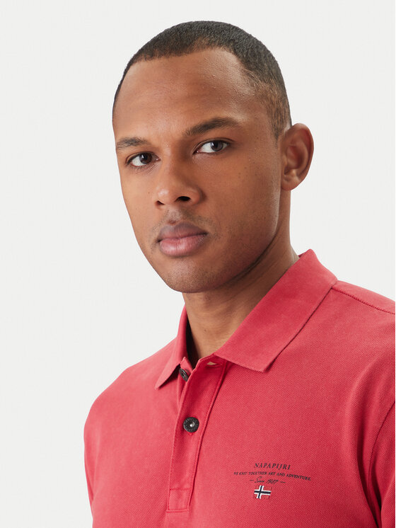 Napapijri Napapijri Polo Elbass SS 4 NP0A4GDL Rosso Regular Fit