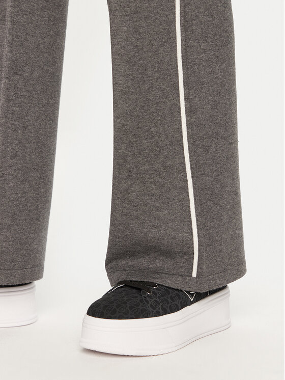 Liu Jo Sport Liu Jo Sport Pantaloni din material TF4315 MS63L Gri Regular Fit