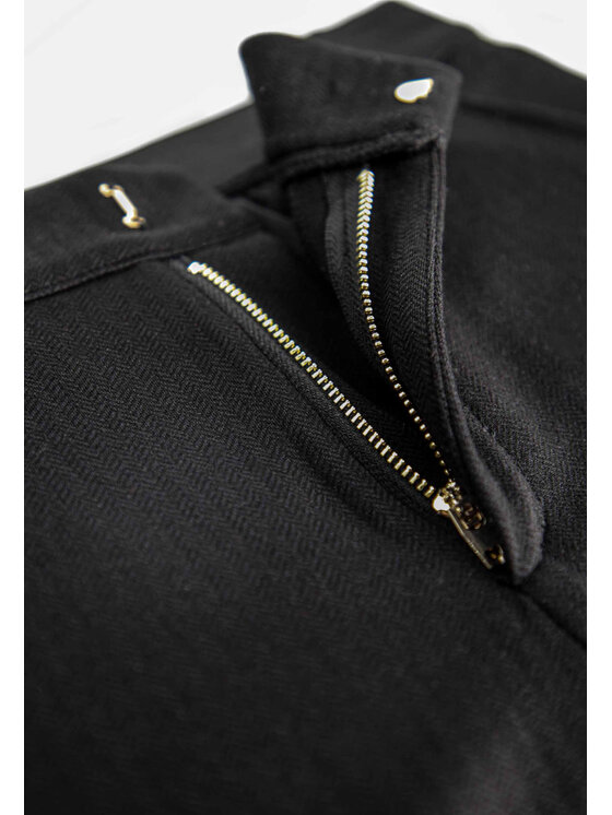 Volcano Volcano Spodnie damskie L07234-W24 Czarny Regular Fit