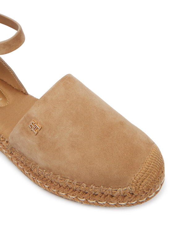 Tommy Hilfiger Tommy Hilfiger Espadrilės Th Platform Espad Suede Strap FW0FW09144 Smėlio