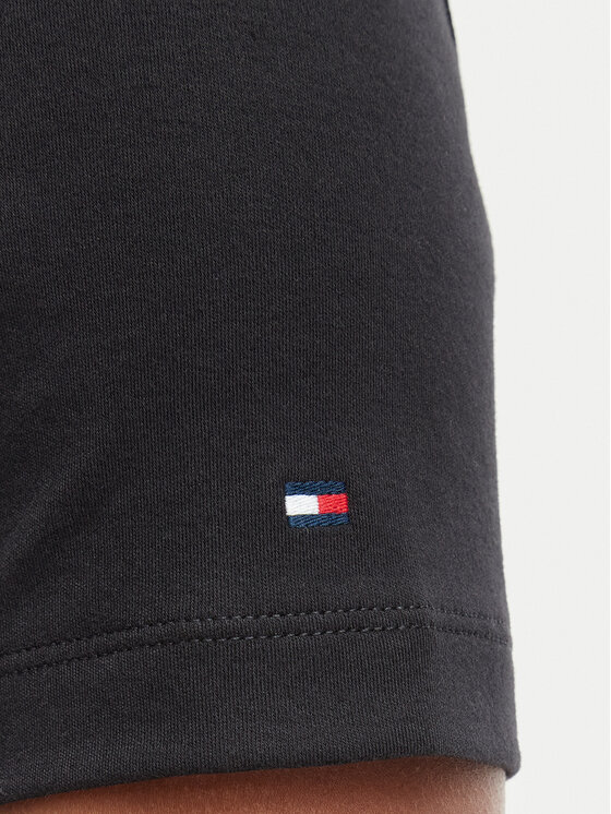 Tommy Hilfiger Tommy Hilfiger Igapäevane kleit WW0WW50825 Must Regular Fit