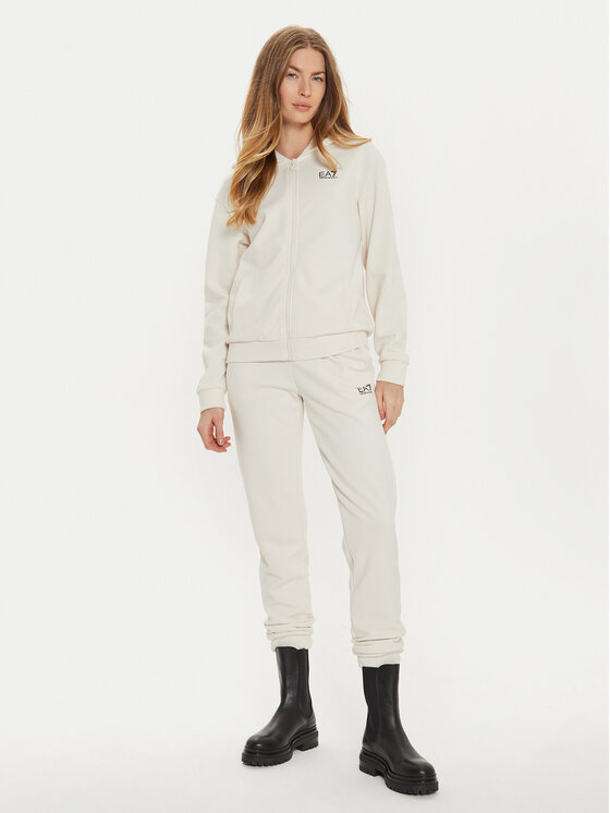 EA7 Emporio Armani Tepláková súprava 6DTV57 TJQLZ 1120 Béžová Regular Fit