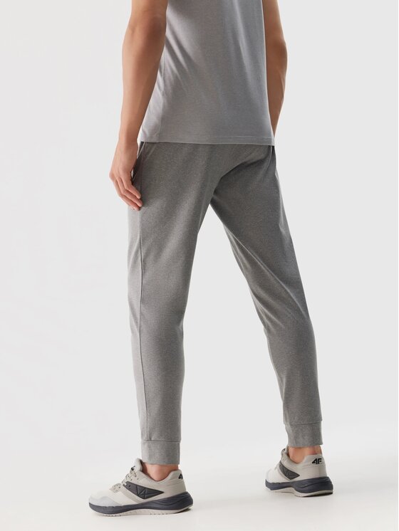 4F 4F Pantaloni di tessuto 4FWSS24TFTRM452-27M Grigio Regular Fit