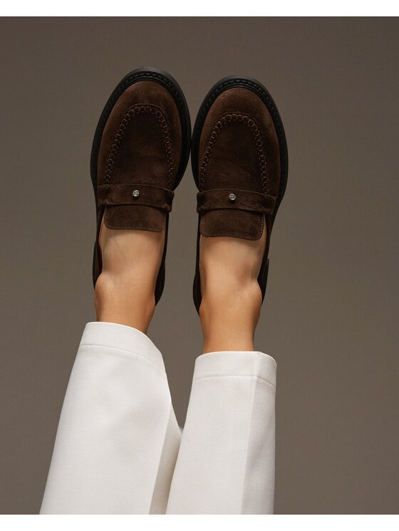 Estro Estro Μοκασίνια ER00115647 Καφέ