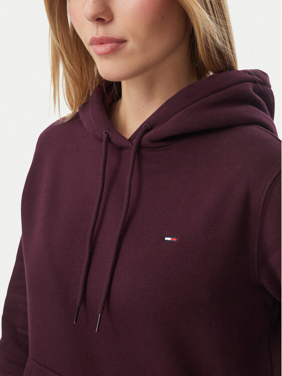 Tommy Jeans Tommy Jeans Bluza DW0DW19958 Bordowy Regular Fit