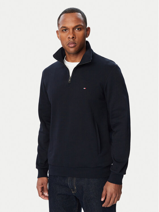 Tommy Hilfiger Tommy Hilfiger Суитшърт Essential MW0MW36510 Тъмносин Regular Fit