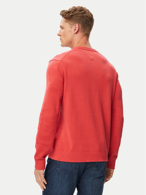 Tommy Jeans Tommy Jeans Kampsun DM0DM22853 Korallivärviline Slim Fit