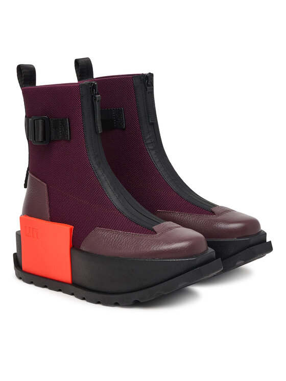 United Nude United Nude Ботильйони Roko Bootie III 11044993165 Бордовий