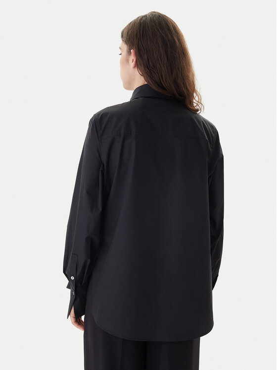 KARL LAGERFELD KARL LAGERFELD Hemd B1W11012 Schwarz Regular Fit