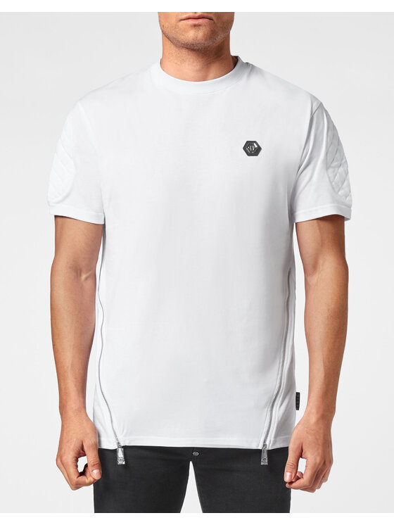 PHILIPP PLEIN PHILIPP PLEIN T-Shirt 733 Biały Regular Fit
