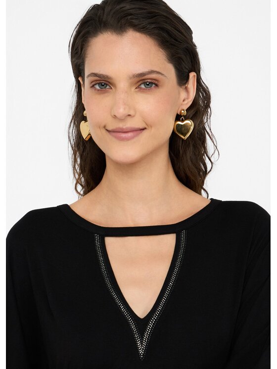 Liu Jo Liu Jo T-shirt TF5185JS36022222 Nero Regular Fit