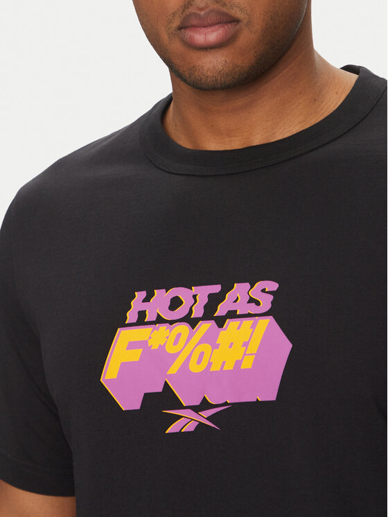 Reebok Reebok T-Shirt 100218834 Czarny Regular Fit