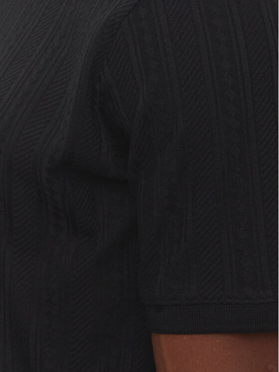 Selected Homme Selected Homme Polo 16094575 Czarny Regular Fit