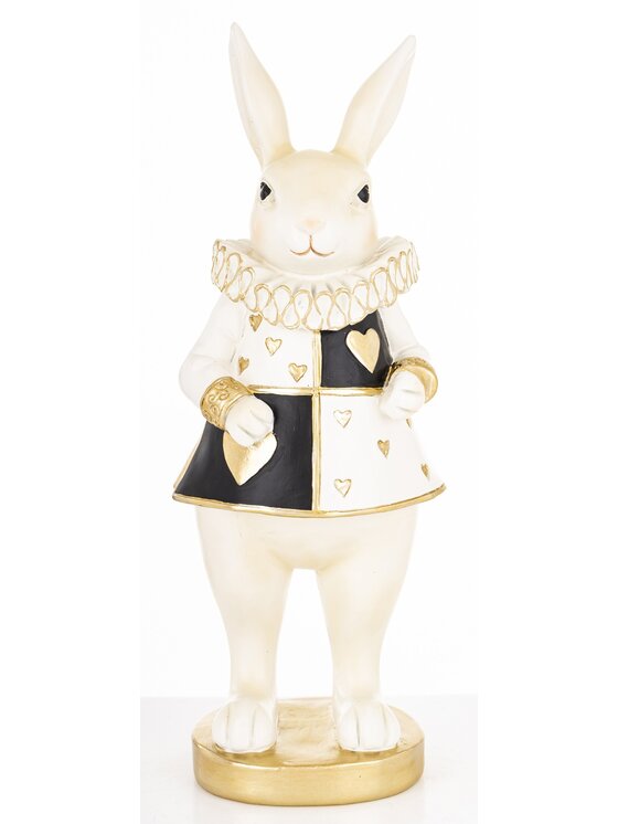MIAhome MIAhome Figurka króliczka LUISA Biały