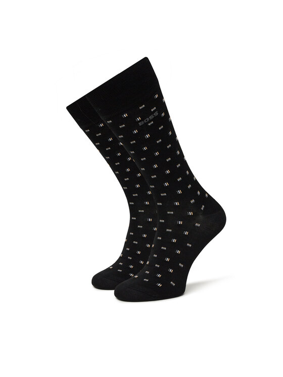 BOSS BOSS 2er-Set hohe Herrensocken 50524282 Schwarz