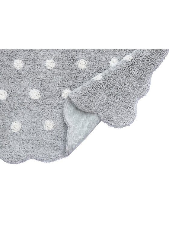Lorena Canals Lorena Canals Dywan dziecięcy Dywan Bawełniany Mini Biscuit Pearl Grey 70x100 Szary
