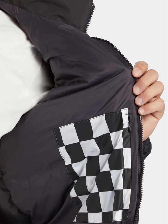 Quiksilver Quiksilver Пухено яке Wolfs Shoulder Jckt EQYJK03990 Черен Regular Fit