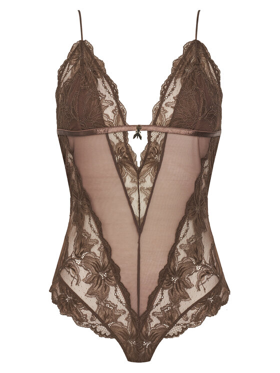 Patrizia Pepe Patrizia Pepe Body 2I0143/A602-B825 Barna