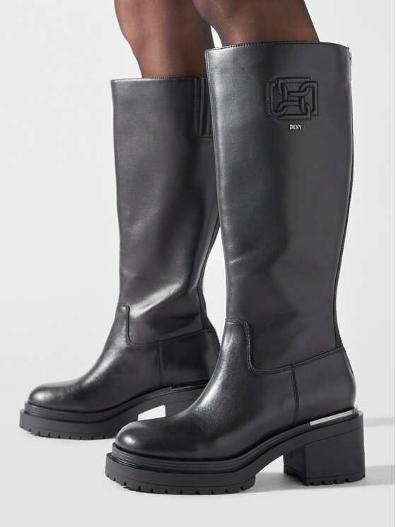 DKNY DKNY Μπότες Paloma Logo K3324785 Μαύρο