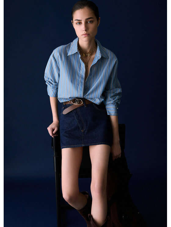 Liu Jo Liu Jo Gonna di jeans UF6214D485477000 Azzurro chiaro Regular Fit