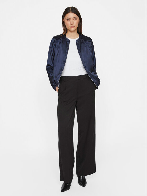 Vila Vila Суитшърт Nela 14097782 Тъмносин Regular Fit