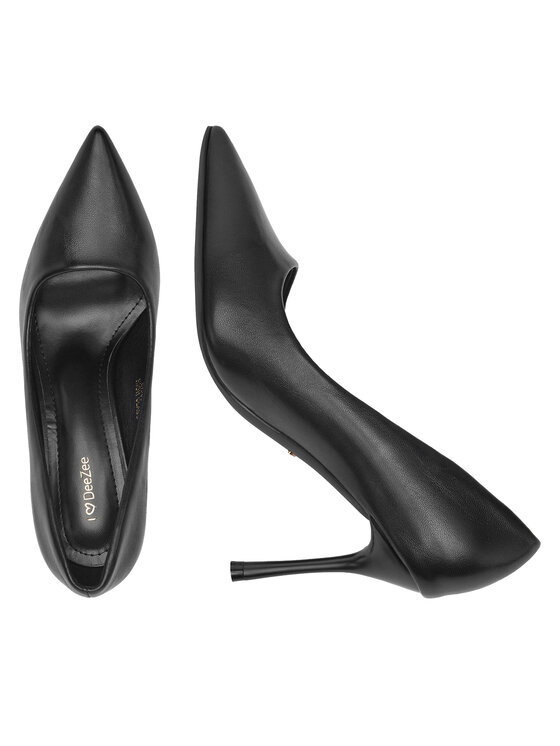 DeeZee DeeZee Pantofi cu toc subțire BK-8328 Negru