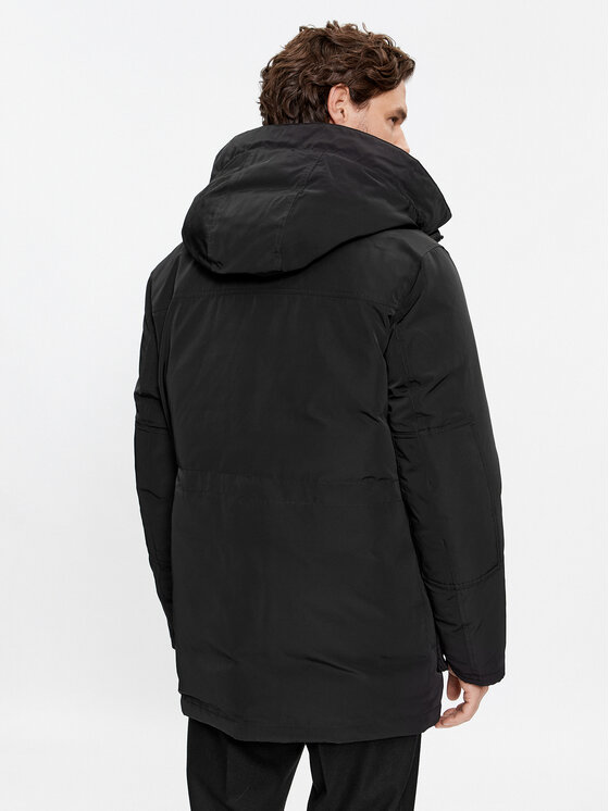 BOSS Boss Pūkinė striukė Dadico 50499371 Juoda Regular Fit