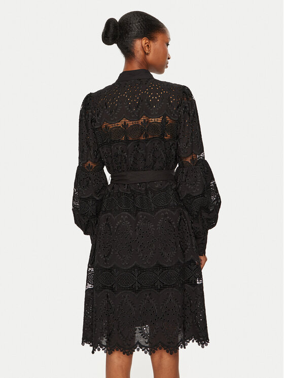 Bruuns Bazaar Bruuns Bazaar Sukienka codzienna Chanella BBW4159 Czarny Loose Fit