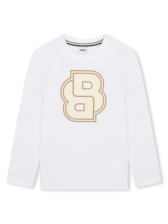 BOSS Boss Bluza J51223/10P Biały Regular Fit