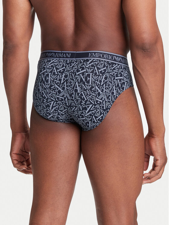 Emporio Armani Underwear Emporio Armani Underwear Set od 3 para muških slip gaća EM000369 AF10779 MB089 Tamnoplava