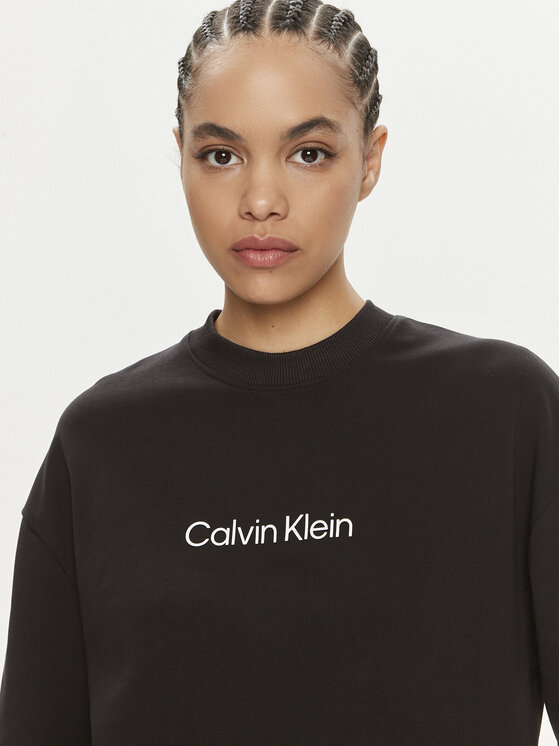 Calvin Klein Calvin Klein Μπλούζα Hero Logo K20K205450 Μαύρο Regular Fit
