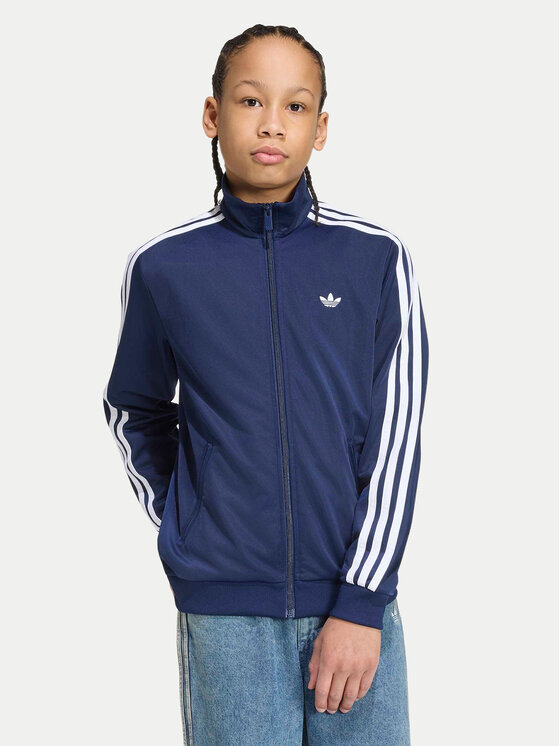 adidas adidas Pulóver Firebird Loose Track Top HZ6648 Sötétkék Regular Fit
