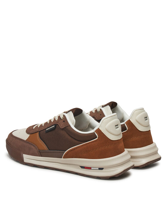 Tommy Hilfiger Tommy Hilfiger Superge Retro Runner Mix Rwb FM0FM05371 Rjava