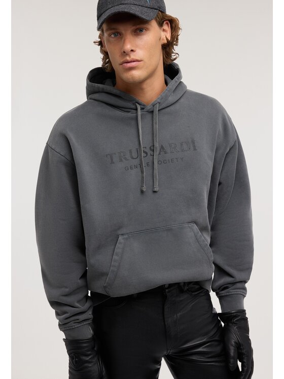 Trussardi Trussardi Bluza G8328000191N033 Szary Regular Fit