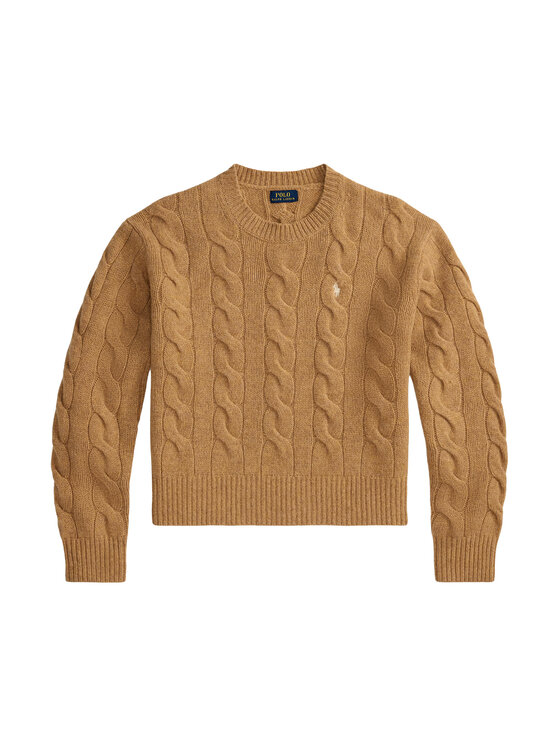Polo Ralph Lauren Polo Ralph Lauren Pulover 211A91216005 Bež Straight Fit
