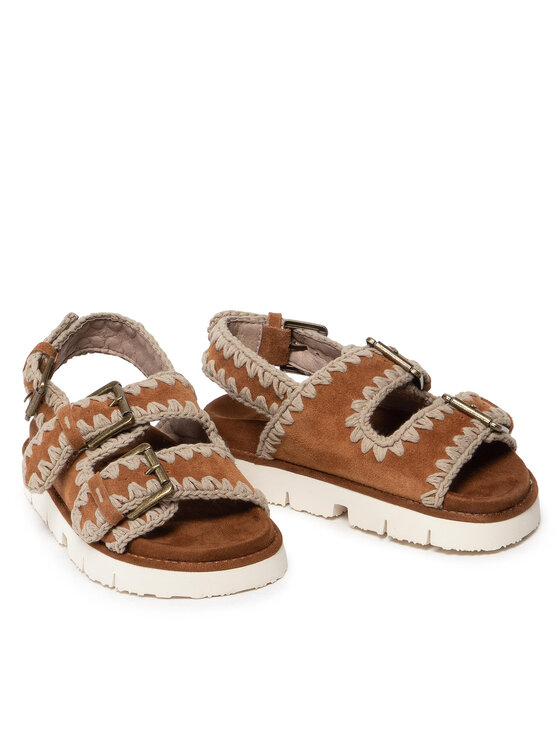 Mou Mou Sandali New Bio SW461003A Rjava