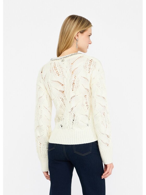Liu Jo Liu Jo Maglione MF5452MA37R10701 Bianco Regular Fit