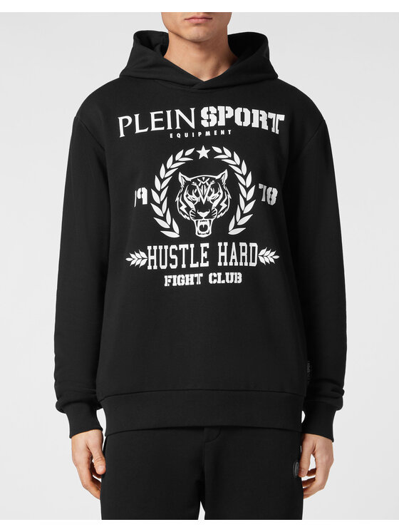 Plein Sport Plein Sport Bluza 13109 Czarny Regular Fit