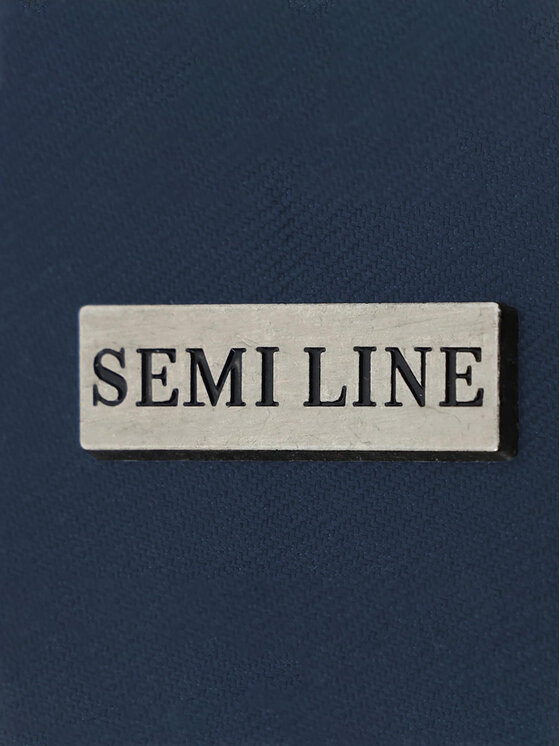 Semi Line Semi Line Vidutinio dydžio lagaminas T5683-2 Tamsiai mėlyna
