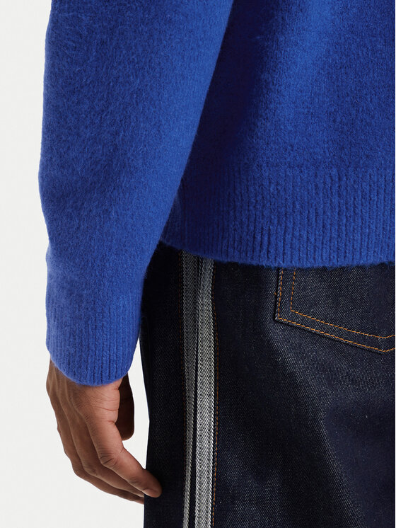 adidas adidas Пуловер Trefoil Essentials Fully Knit Sweatshirt KS4890 Син Regular Fit