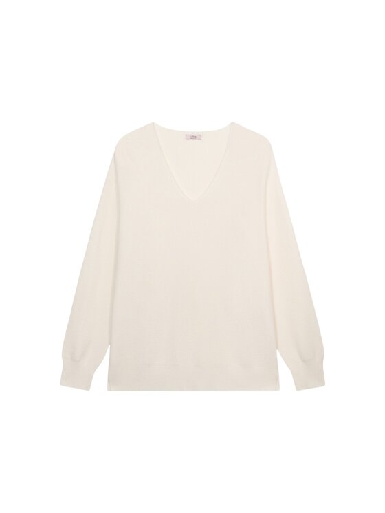 Oltre Oltre Cardigan M127E002127N011 Bianco Regular Fit