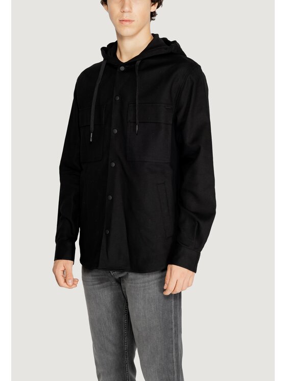 Antony Morato Antony Morato Camicia TWILL COTTON Nero To Fit